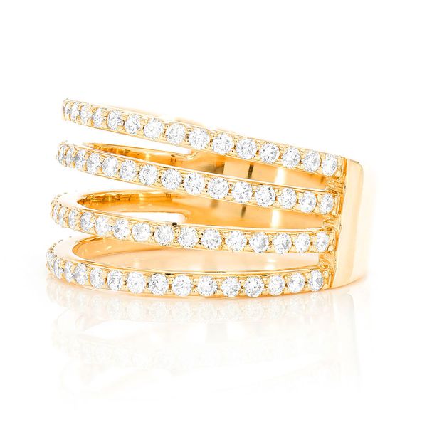 Icebox - 4 Row Ring 14K 1.00ctw