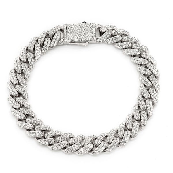 Icebox - Diamond Cuban Bracelet 14K 6.88ctw