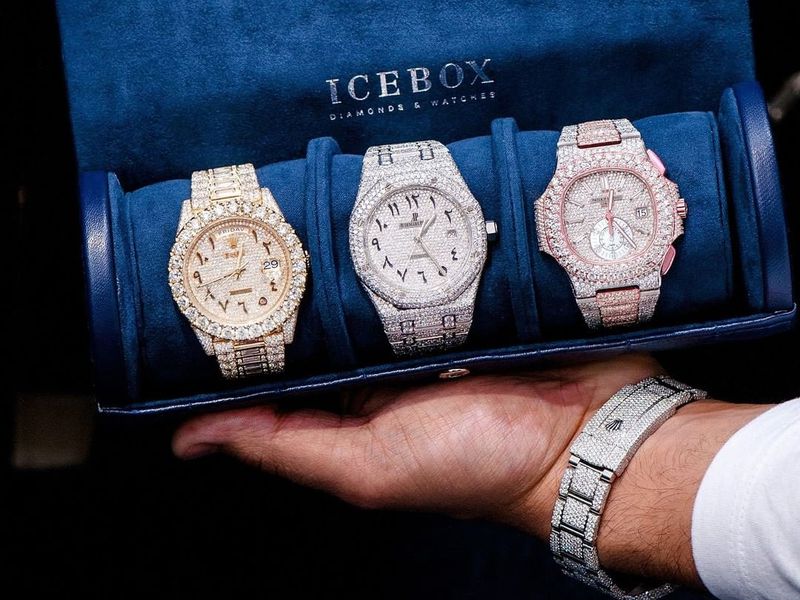 ice box diamonds and watches