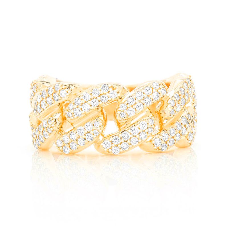 Icebox - Cuban Ring 14K 0.87ctw