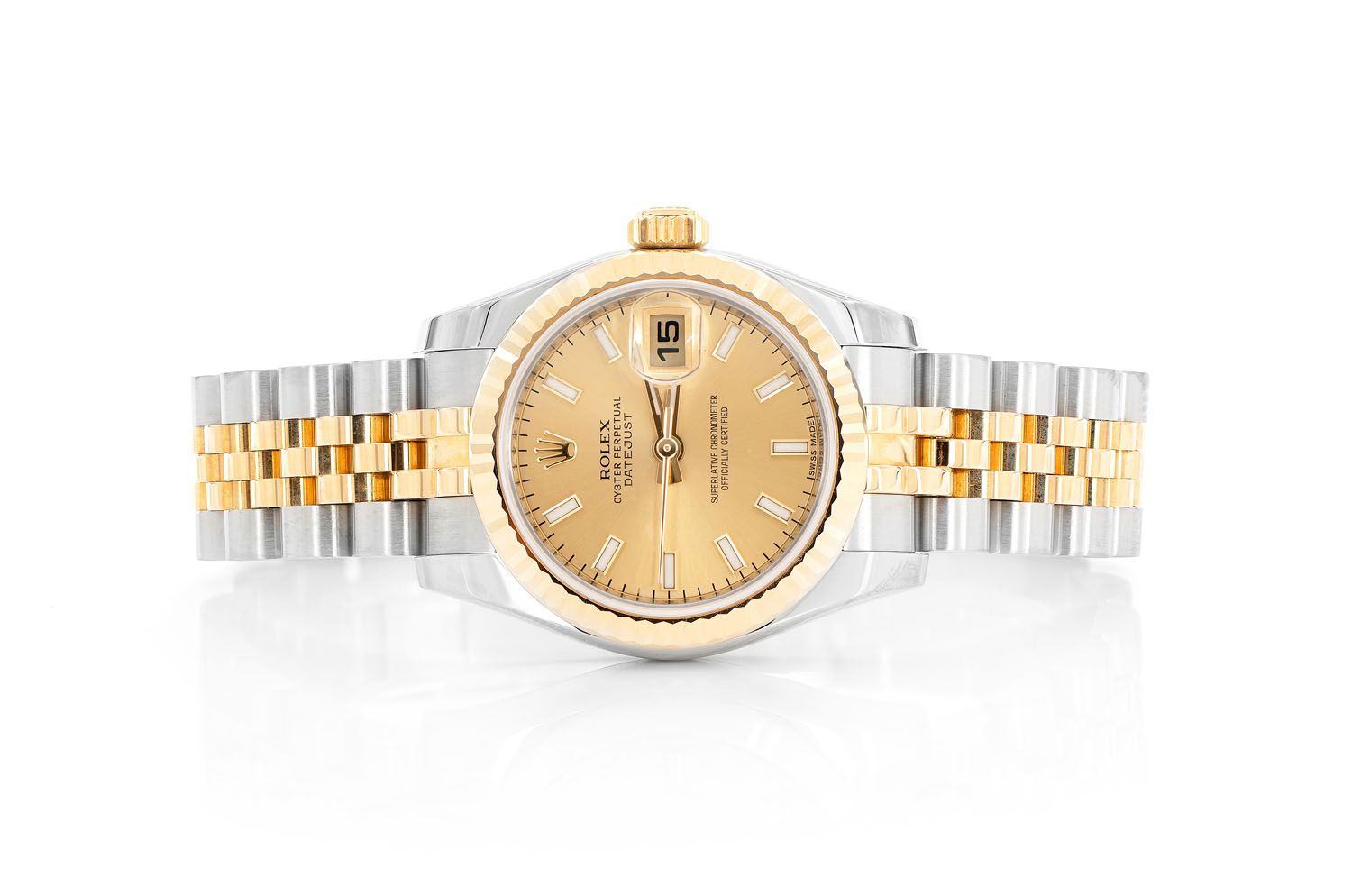 Rolex 18K Yellow Gold & Diamond Datejust 79188 26mm QOJ4YK17WY000