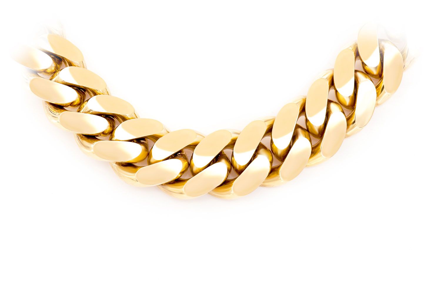 Gold Cuban Link Chain (13mm) - If & Co. 14K Yellow Gold / 20 inch